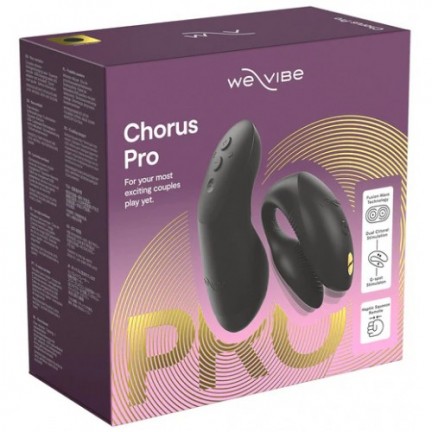 Смарт-вибратор для двоих We-Vibe Chorus Pro черный