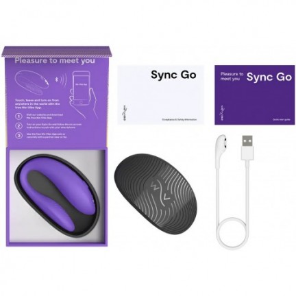 Смарт-вибратор для пар We-Vibe Sync Go фиолетовый