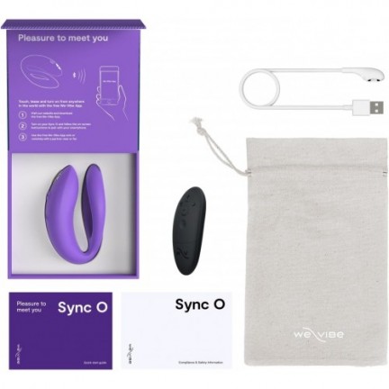 Смарт-вибратор для пар We-Vibe Sync O фиолетовый