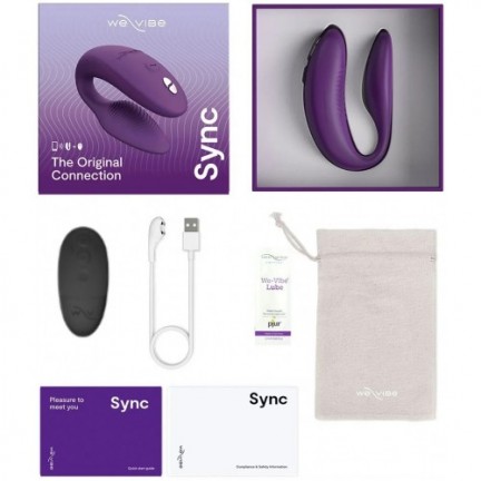 Смарт-вибромассажер для пар We-Vibe Sync 2 фиолетовый