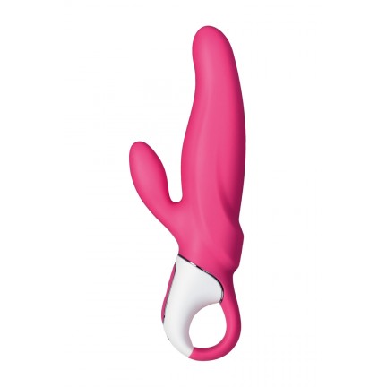 Розовый вибратор Satisfyer Vibes Mr.Rabbit с клиторальным стимулятором