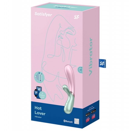 Смарт-вибратор с функцией нагрева Satisfyer Hot Lover мятно-розовый