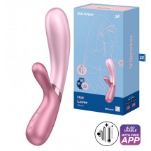 Смарт-вибратор с функцией нагрева Satisfyer Hot Lover розовый