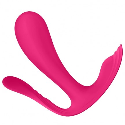 Анально-вагинальный смарт-стимулятор для ношения Satisfyer Top Secret Plus розовый