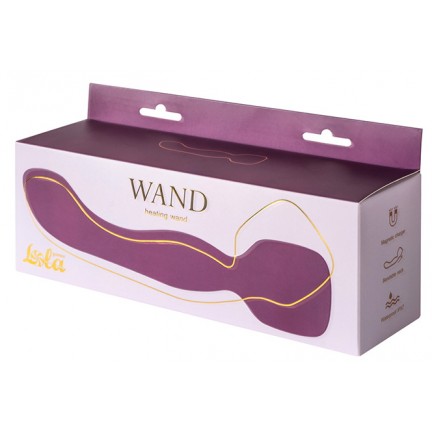 Двусторонний вибромассажер с подогревом Heating Wand Purple