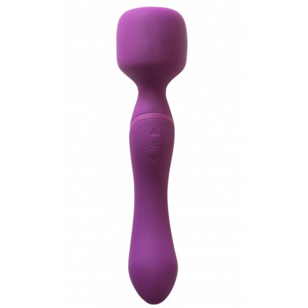 Двусторонний вибромассажер с подогревом Heating Wand Purple Двусторонний вибромассажер с подогревом Heating Wand Purple
