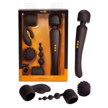 Вибромассажер с насадками Pornhub Supercharged Wand Set