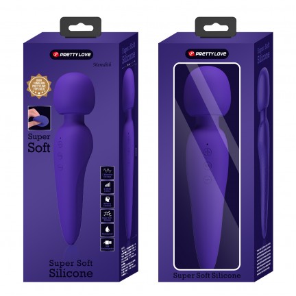 Перезаряжаемый вибромассажер Pretty Love Meredith фиолетовый