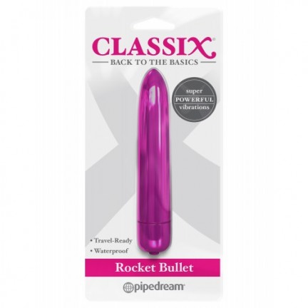 Розовая вибропуля Classix Rocket Bullet