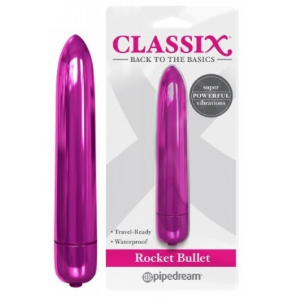 Розовая вибропуля Classix Rocket Bullet