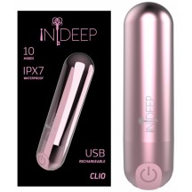 Перезаряжаемая вибропуля Indeep Clio Pink