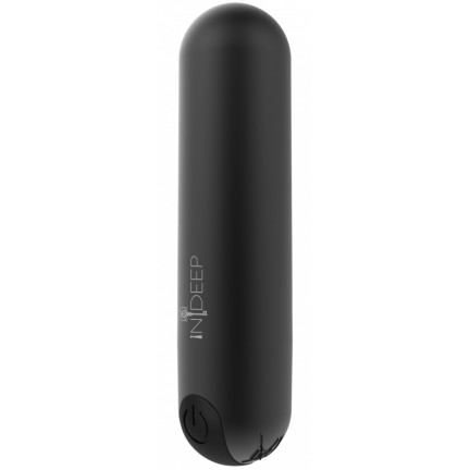 Перезаряжаемая вибропуля Indeep Clio Black Перезаряжаемая вибропуля Indeep Clio Black