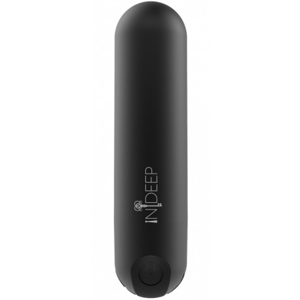 Перезаряжаемая вибропуля Indeep Clio Black Перезаряжаемая вибропуля Indeep Clio Black