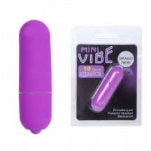 Вибропуля Mini Vibe пурпурная с 10 функциями вибрации