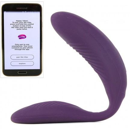 We-Vibe Sync Фиолетовый вибромассажер для пар с дистанционным пультом