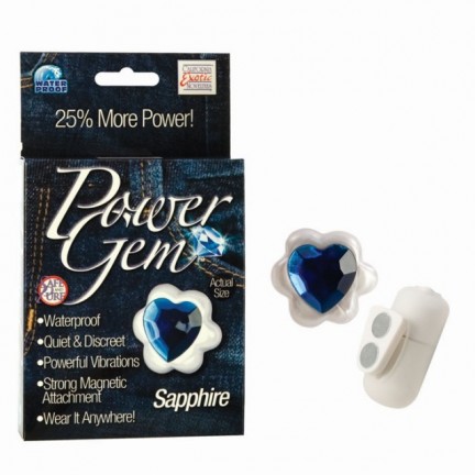 Стимулятор на трусики Power Gem сапфировый Стимулятор на трусики Power Gem сапфировый