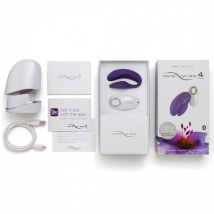 We-Vibe 4 Plus Вибромассажер фиолетовый с дистанционным пультом