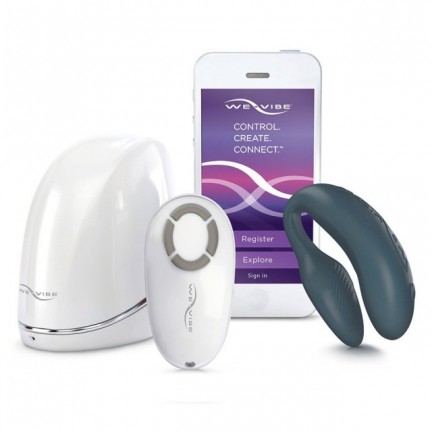 We-Vibe 4 Plus Вибромассажер серый с дистанционным пультом