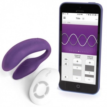 We-Vibe 4 Plus Вибромассажер фиолетовый с дистанционным пультом