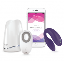 We-Vibe Sync Фиолетовый вибромассажер для пар с дистанционным пультом