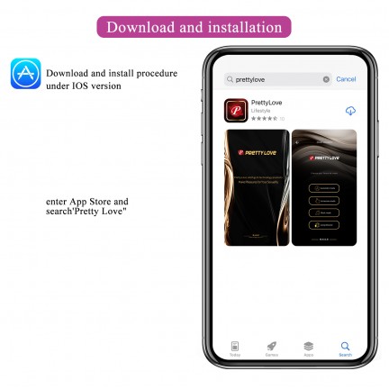 Смарт-виброяйцо Pretty Love Doreen с электростимуляцией розовое