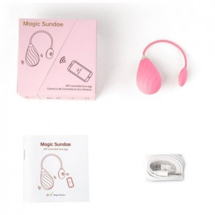 Смарт-виброяйцо Magic Motion Magic Sundae Pink Смарт-виброяйцо Magic Motion Magic Sundae Pink