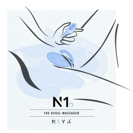 Смарт-вибратор и массажер Кегеля Niya-Niya 1 светло-голубой Смарт-вибратор и массажер Кегеля Niya-Niya 1 светло-голубой