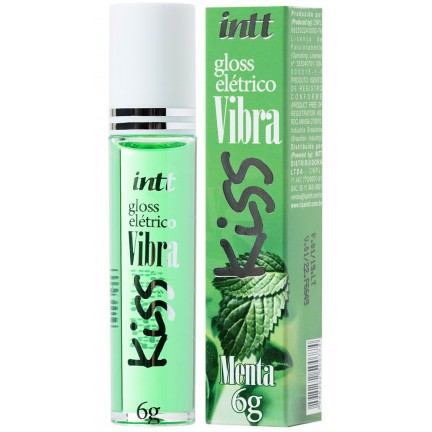 Блеск для губ Intt Gloss Vibe Mint с эффектом вибрации, мятный 6 гр