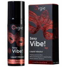 Гель Orgie Sexy Vibe Hot с разогревающим и вибрирующим эффектом, 15 мл