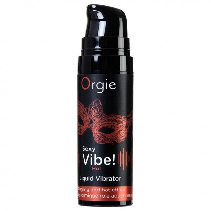 Гель Orgie Sexy Vibe Hot с разогревающим и вибрирующим эффектом, 15 мл