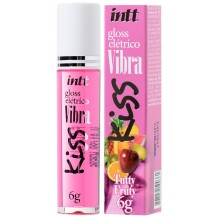 Блеск для губ Intt Gloss Vibe Tutti-frutti с эффектом вибрации, тропик 6 гр