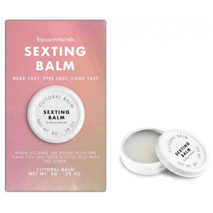 Бальзам возбуждающий для клитора Clitherapy Sexting Balm с ароматом пряного имбиря, 8г