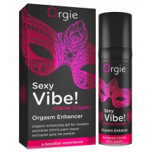 Стимулирующий гель-смазка Orgie Sexy Vibe Intense Orgasm с покалывающим, разогревающим и охлаждающим эффектом 15 мл