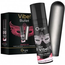 Набор Orgie Vibe Bullet со съедобным интимным гелем с возбуждающим эффектом вибрации и вибропулей